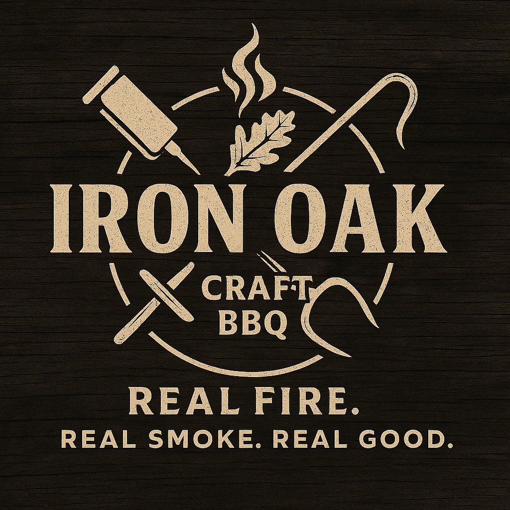 Iron Oak Craft BBQ logo